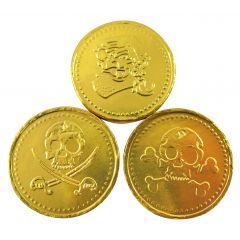 Pirate Gold Milk Chocolate Coins 500g Bag