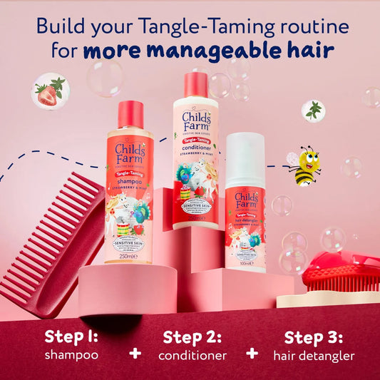 Childs Farm Tangle Taming Shampoo Strawberry & Mint 250ml