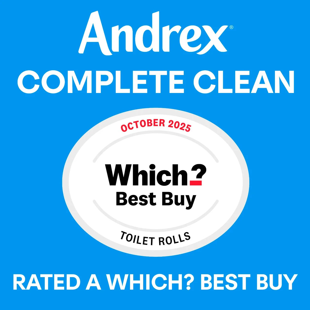 Andrex Complete Clean Toilet Roll 4 per pack