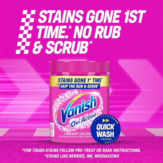 Vanish Oxi Action Fabric Stain Remover Powder Colours 1.4kg