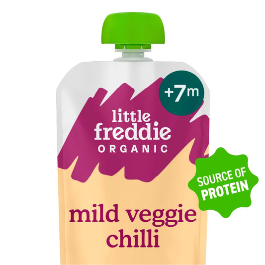 Little Freddie Veggie Chilli Baby Food Pouch 6+ Months 130g
