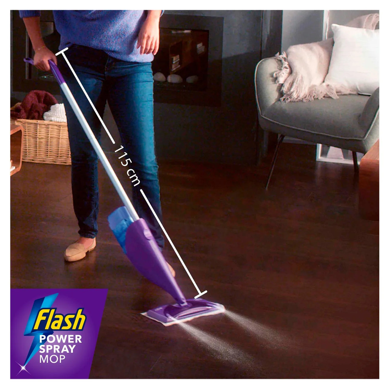 Flash Power Spray Mop 8 Disposable Pad Refills 8 per pack