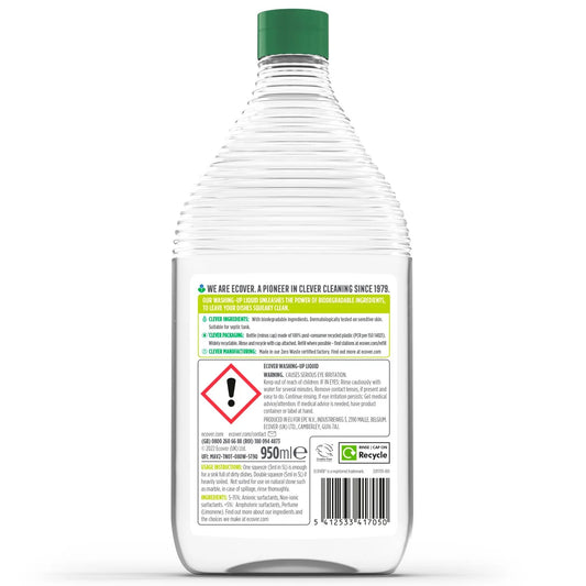 Ecover Lemon & Aloe Washing Up Liquid 950ml