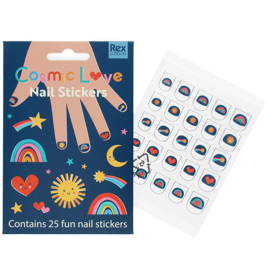 Rex London Childrens Nail Stickers Cosmic Love