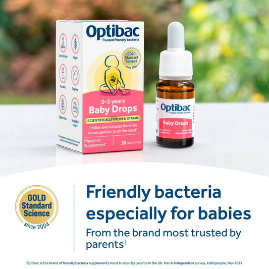 Optibac Probiotics Baby Drops - 30 Servings 10ml