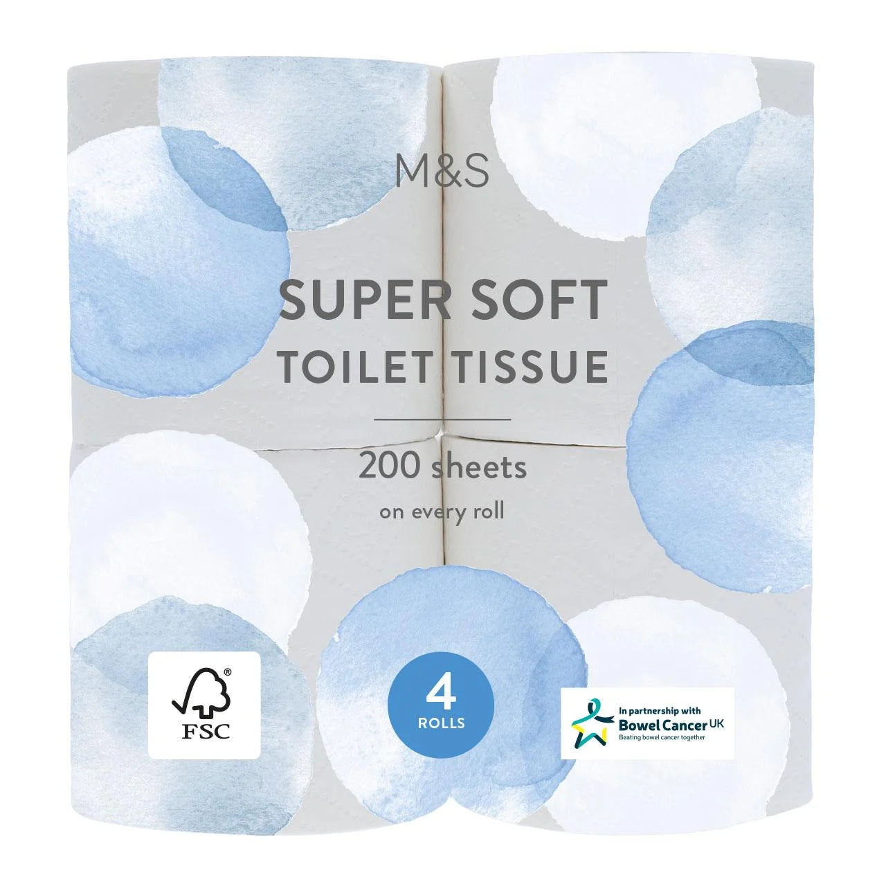 M&S Soft Toilet Tissue 4 per pack
