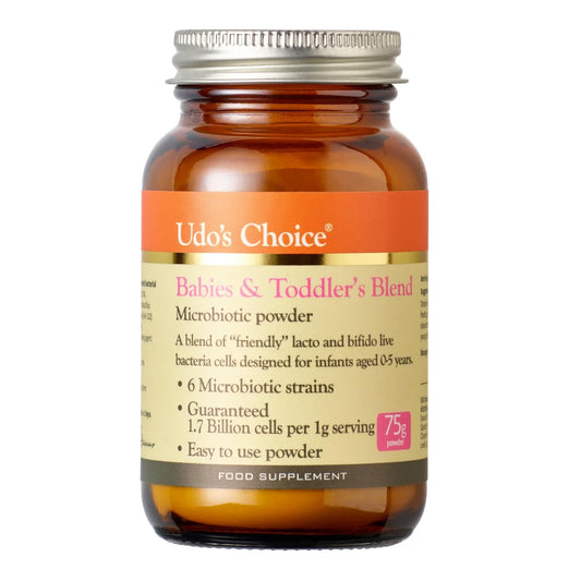 Udo's Choice Babies & Toddler's Blend Microbiotic Supplement Powder 0-5yrs , 75g