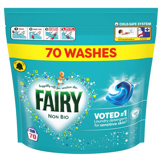 Fairy Non Bio Pods Washing Capsules 70 Washes