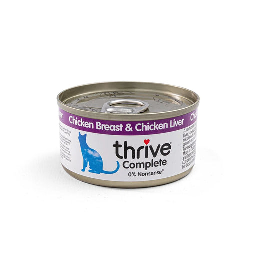 Thrive Complete Cat Food Chicken Breast & Chicken Liver 6 x 75g