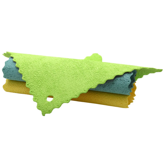Spontex Magic Effect Microfibre Cleaning Cloths 3 per pack