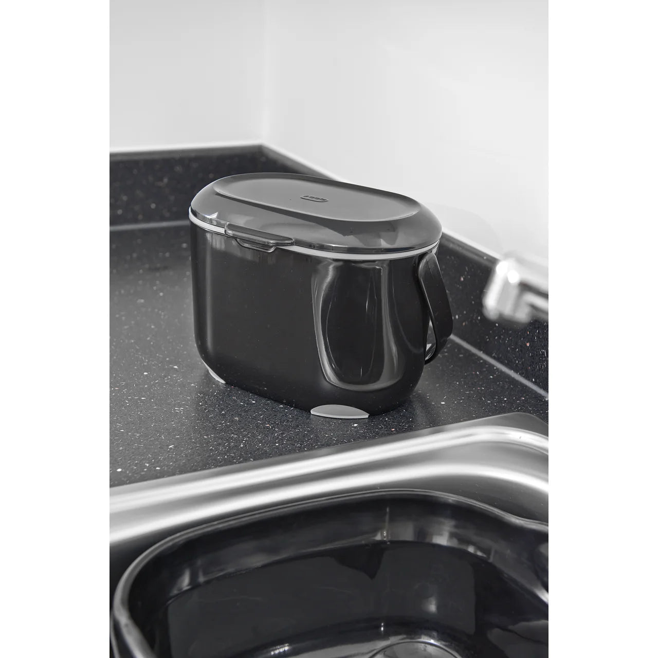 Addis Black/Grey Kitchen Food Compost Caddy