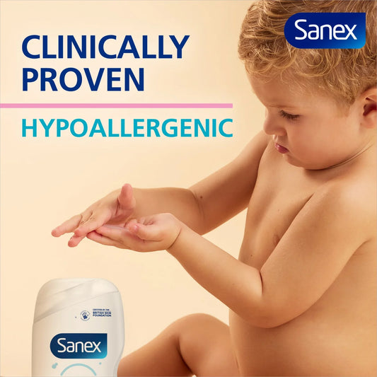 Sanex Zero% Fragrance Free Baby Bath & Wash 450ml