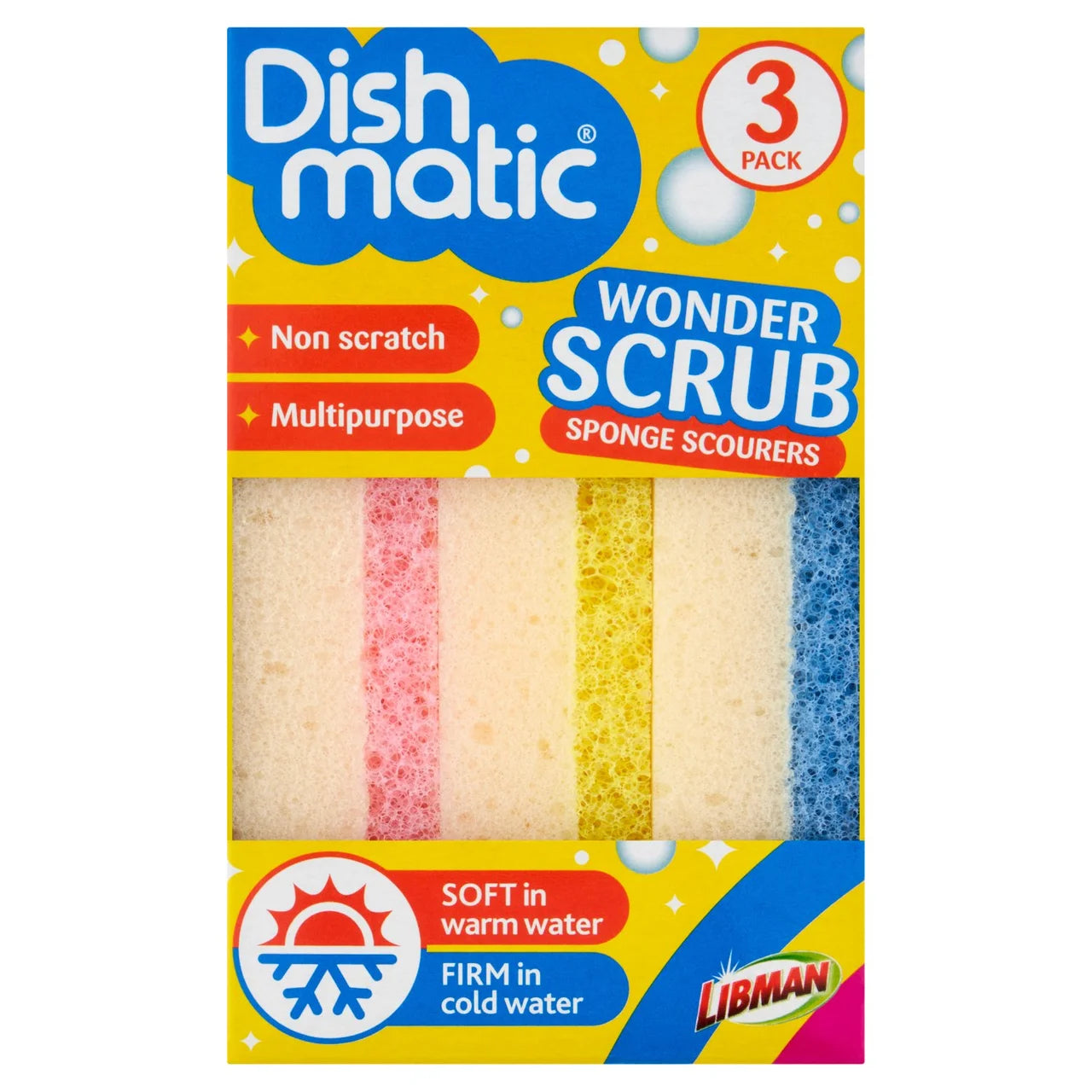Dishmatic Wonder Scrubs 3 per pack