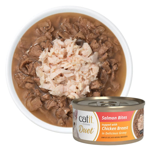 Catit Duet Salmon with Chicken 75g