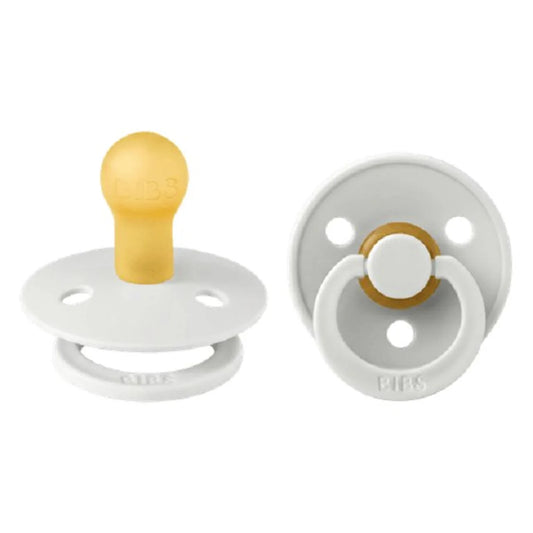 BIBS 0-6m Natural Rubber Latex Soother Haze , 2 per pack