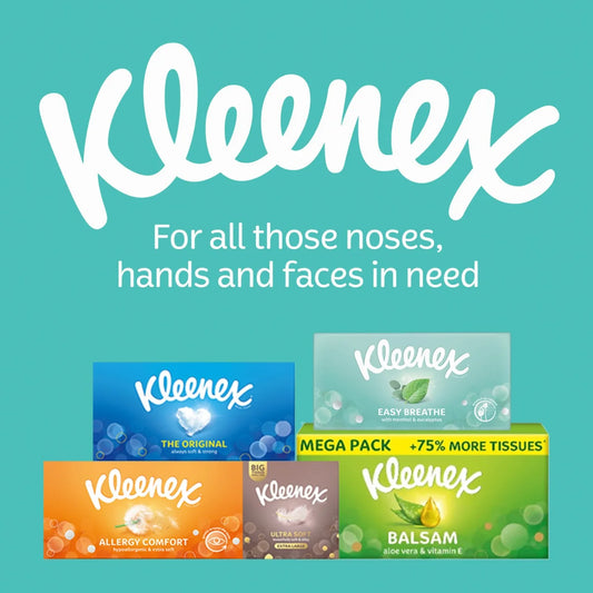 Kleenex Easy Breathe Tissues Box 56 per pack