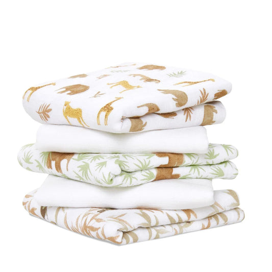 Aden+Anais essentials 5 pack cotton muslin squares tanzania