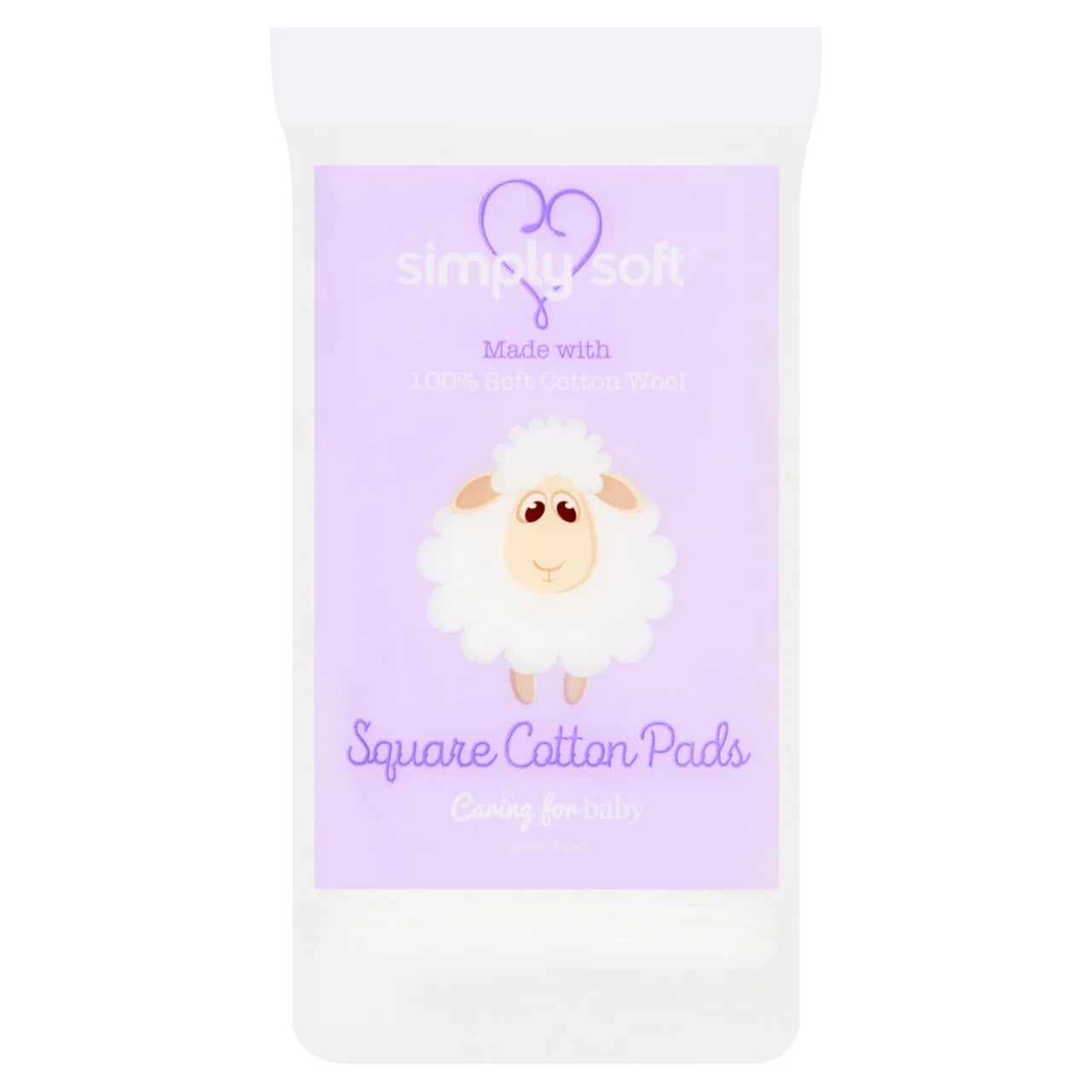 Simply Soft Baby Square Pads 50 per pack