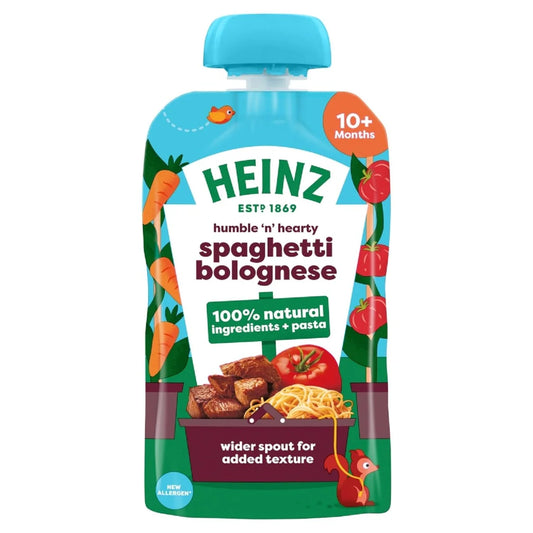 Heinz Spaghetti Bolognese Baby Food Pouch 10+ Months 180g