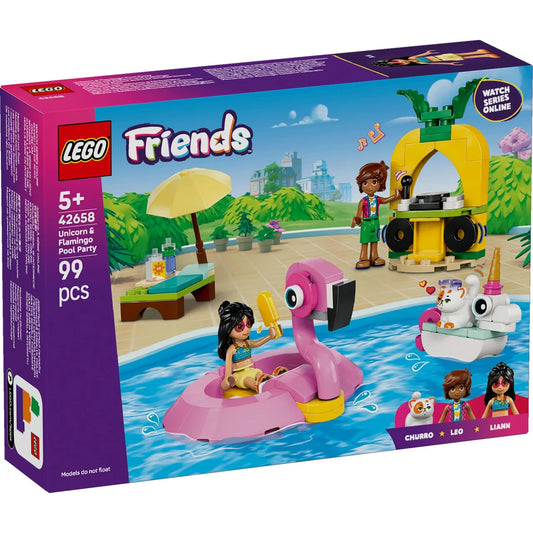 LEGO Friends Unicorn & Flamingo Pool Party 42658 5+