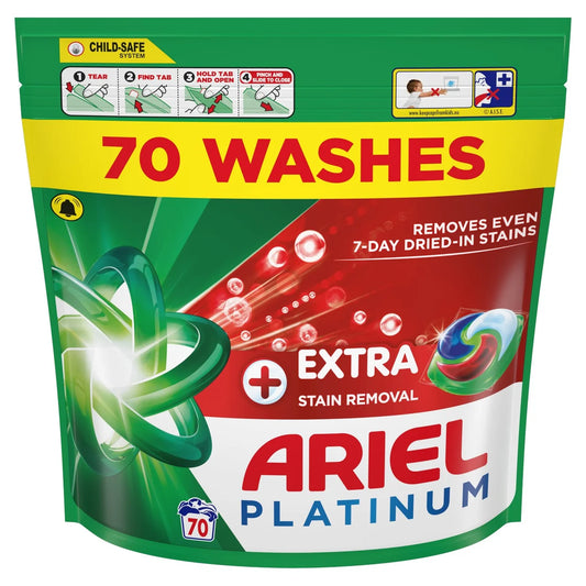 Ariel Platinum Bio Pods Washing Capsules 70 Washes