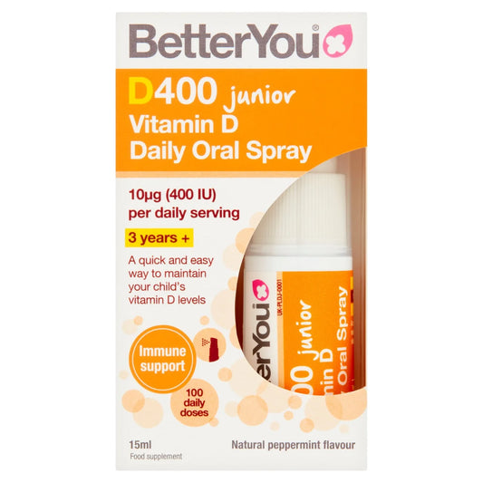 BetterYou D400 Kid's Vitamin D Daily Oral Spray 3yrs+ , 15ml