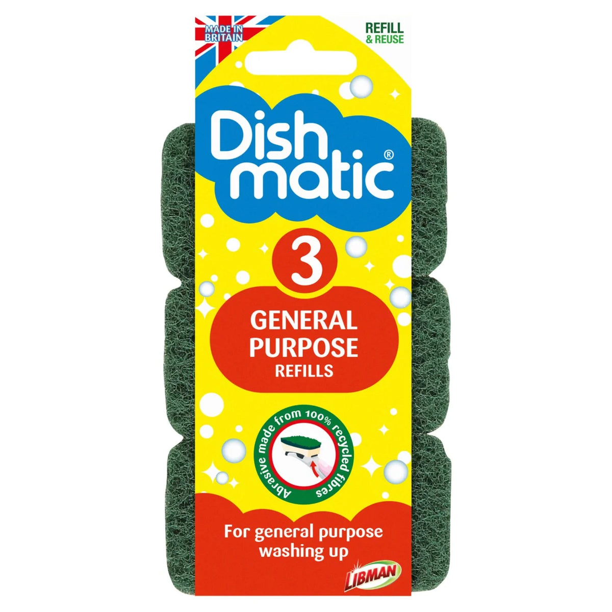 Dishmatic General Purpose Refills 3 per pack
