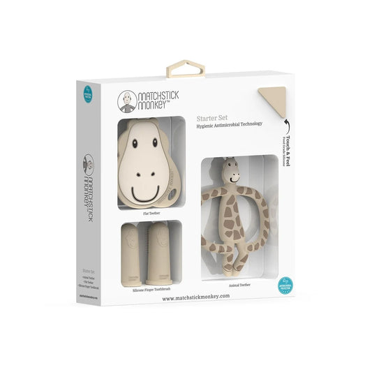 Matchstick Monkey Gigi Giraffe Teething Starter Set