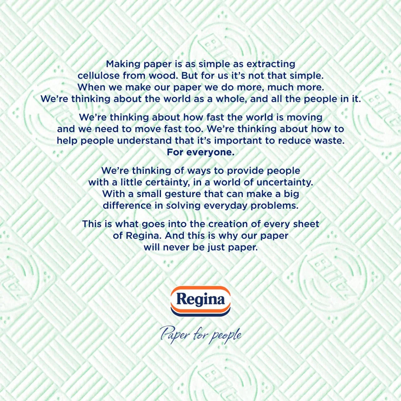 Regina Blitz Giant Kitchen Roll 260 All Purpose Sheets 1 Roll