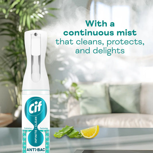 Cif Infinite Clean Anti-Bac All in One Cleaner Reload Lemon & Aloe Vera 280ml
