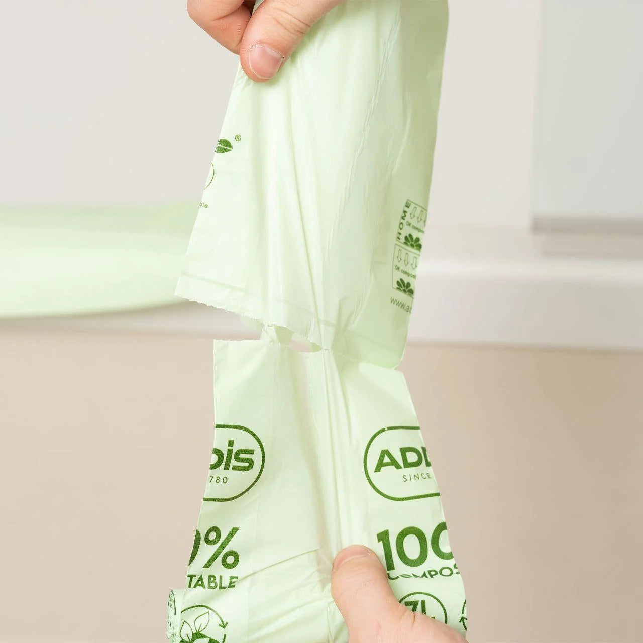 Addis 7 Litre 100% Compostable Compost Food Caddy Liners 20 per pack