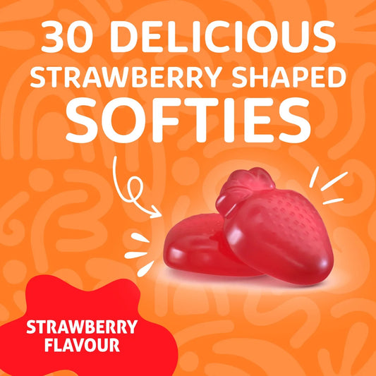 Haliborange Kid's Softies Multivitamins Strawberry Gummies 3-12yrs 30 per pack
