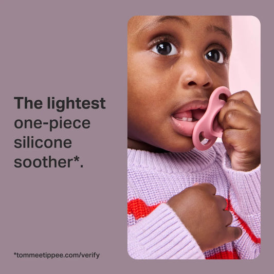 Tommee Tippee Ultra Light Soothers 0-6m Pink , 4 per pack