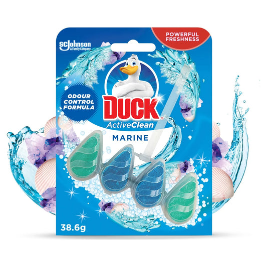 Duck Active Clean Toilet Rim Block Marine 37g