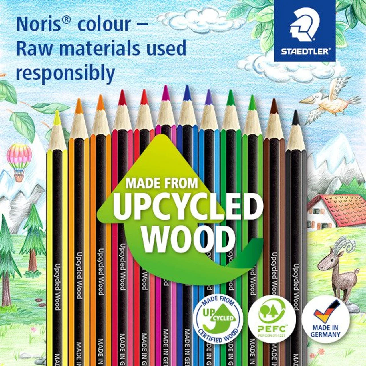 Staedtler Noris Colour Colouring Pencils 24 per pack