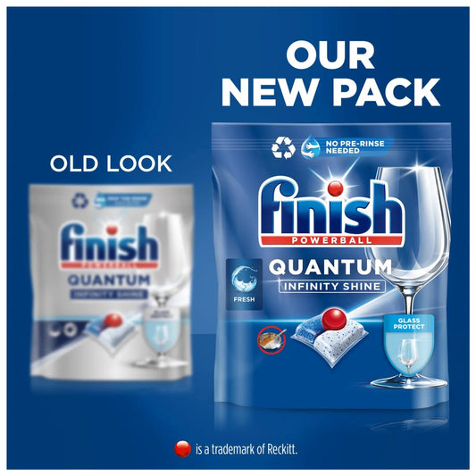 Finish Quantum Infinity Shine Regular Dishwasher Tablets 120 per pack