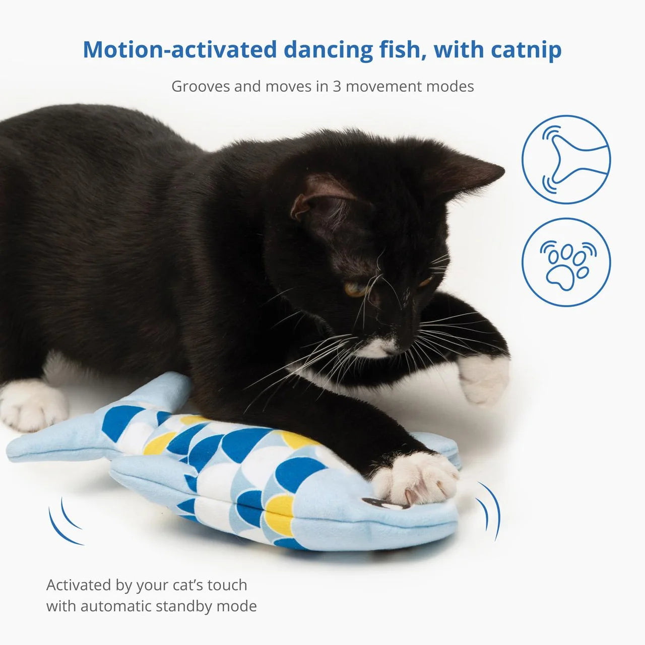 Catit Groovy Mini Fish Blue