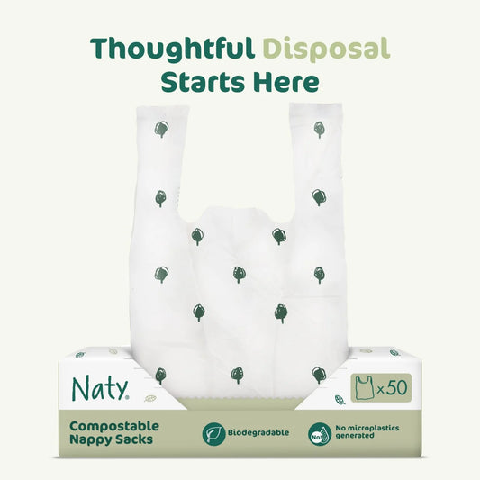 Naty Biodegradable Nappy Bags 50 per pack