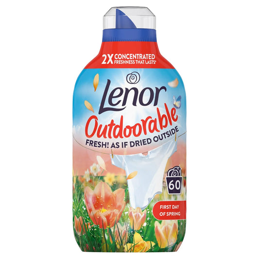 Lenor Outdoorable Fabric Conditioner First Day Of Spring 60 Washes 840ml