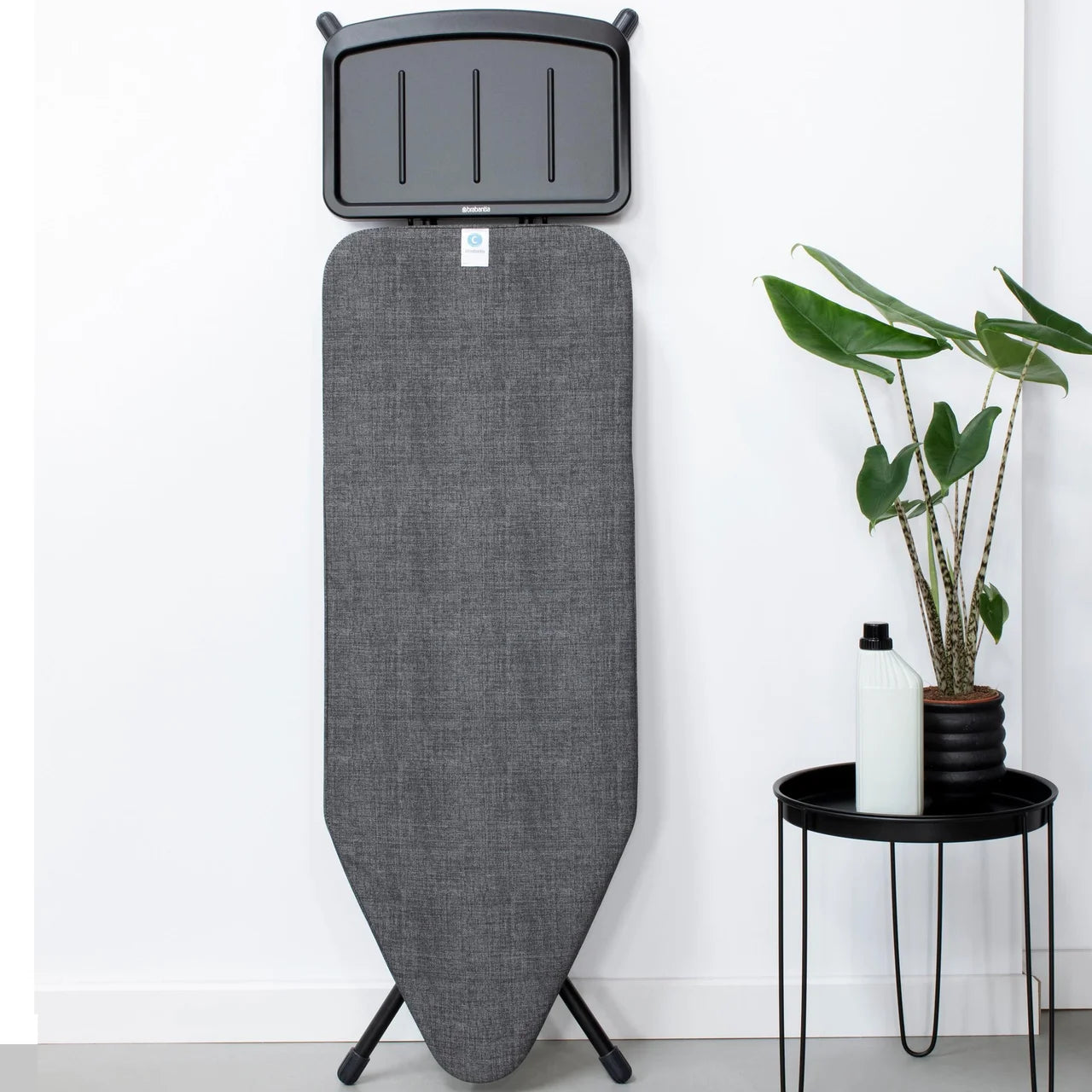 Brabantia 124cm x 45cm Denim Black Ironing Board Cover 2mm foam
