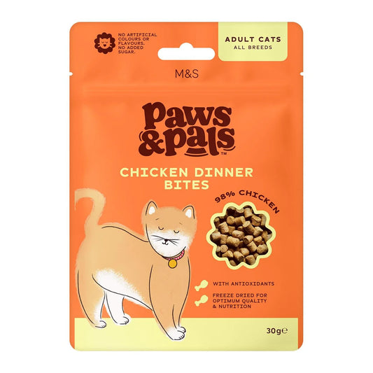 M&S Paws & Pals Chicken Dinner Bites 30g