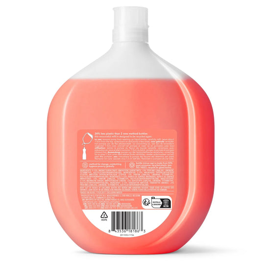 Method Washing Up Liquid Refill Peach & Pink Pepper 1L