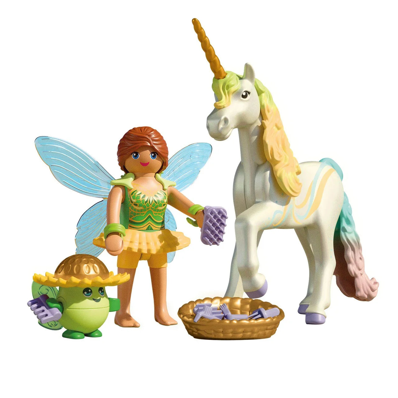 Playmobil 71840 Magical Unicorns Rainbow Flower With Collectible Unicorn