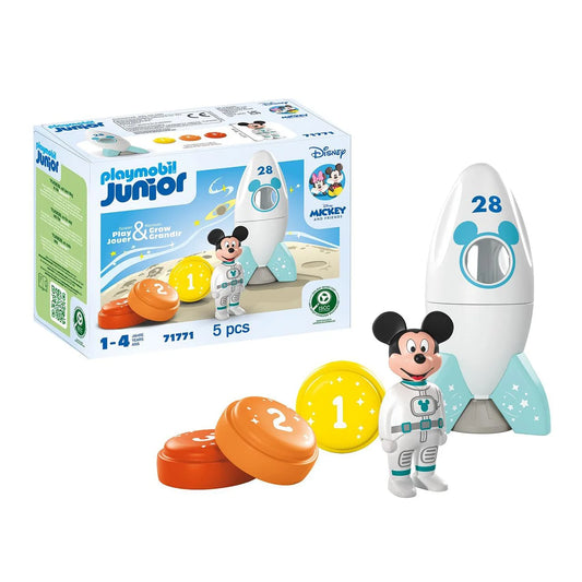 Playmobil 71771 Junior & Disney - Mickey Mouse's Rocket Space Adventure