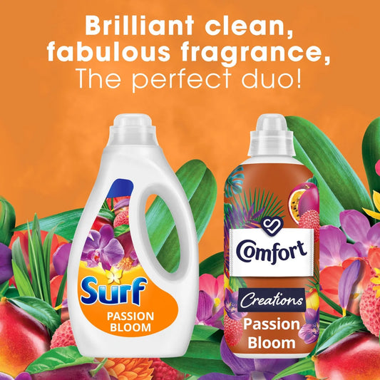 Surf Passion Bloom Liquid Laundry Washing Detergent 35 Washes 945ml
