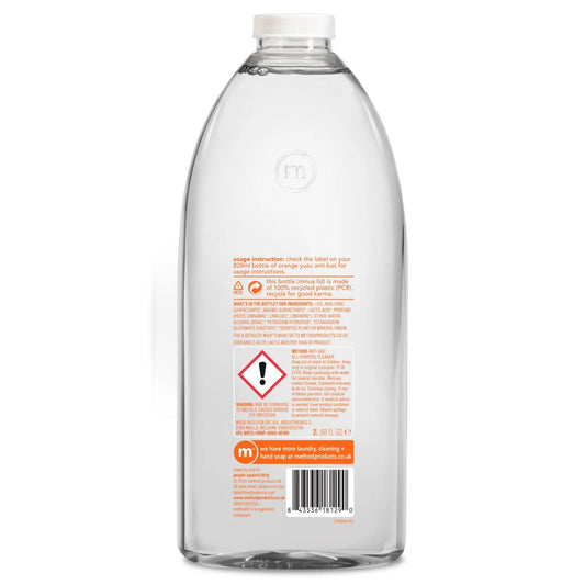 Method Antibacterial All Purpose Cleaner Refill Orange Yuzu 2L
