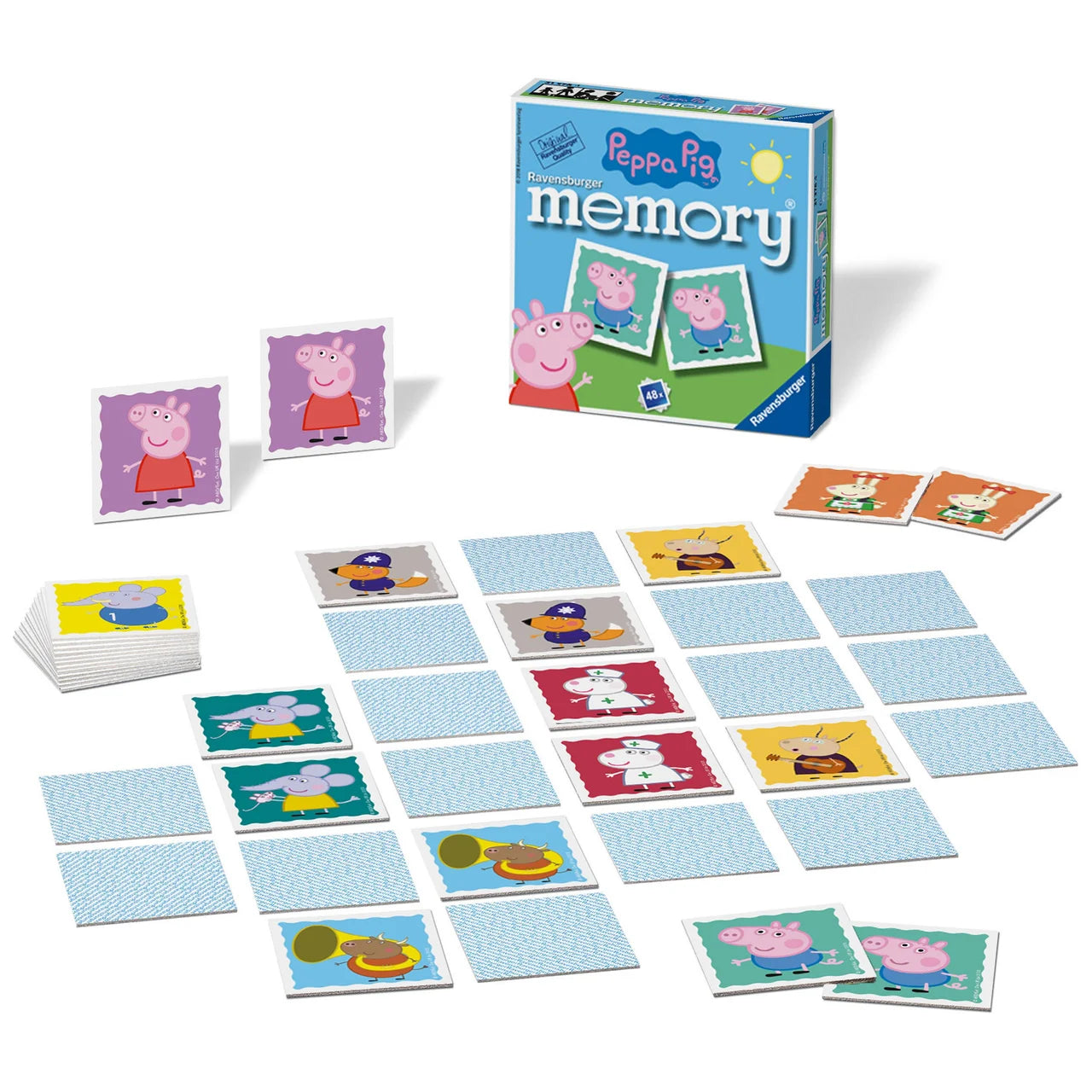 Peppa Pig Mini Memory Card Game, 3 yrs+