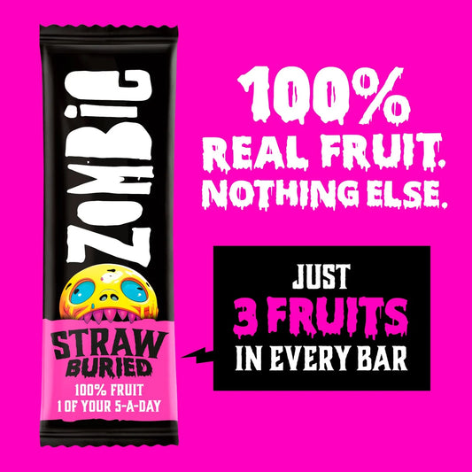 Zombie Fruit Bars Strawburied Multipack 4 x 25g