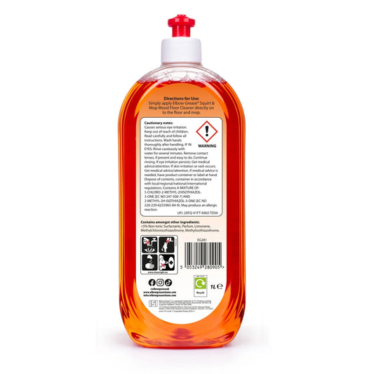 Elbow Grease Wood Floor Cleaner Ready to Use Orange 1L