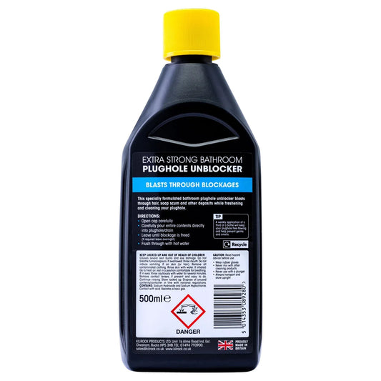 Kilrock Plughole Unblocker Bathroom 500ml